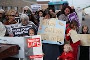 Abortion opponents protested at the Planned Parenthood building in St. Paul in 2016. A Minneapolis ordinance sought to prevent these kinds of protests