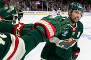 Wild defenseman Matt Dumba, shown in a game from last December, played in his 598th career NHL game Thursday night.