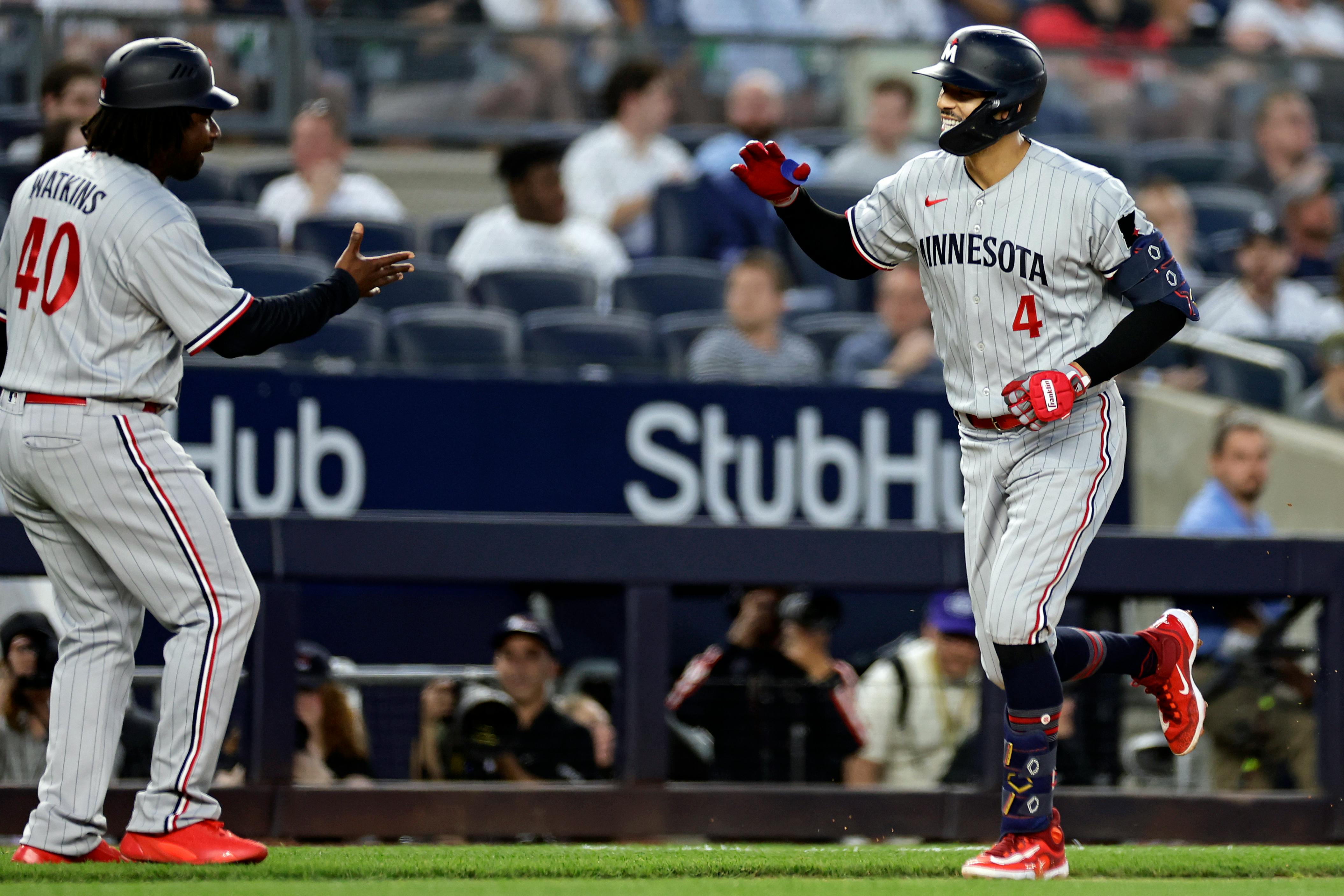 Nine-run first inning sends Twins to rout of Yankees