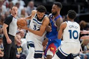 Karl-Anthony Towns scored only 11 points in Sunday’s loss, most of them after the game had long been decided.