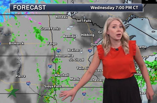 Evening forecast: Low of 38; periods of rain possible