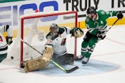 Marc-Andre Fleury of the Wild got the start in net for Game 2 and gave up seven goals to the Stars on Wednesday night in Dallas.
