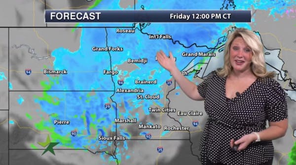 Morning forecast: Cold with snow showers, high 38