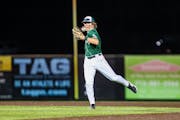 Mounds View shortstop Johnny Conlin came up throwing in an early-season game against Stillwater. Mounds View (3-2) is ranked seventh in the Metro Top 