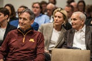 Former Minnesota Govs. Tim Pawlenty and Mark Dayton waited before testifying to a Senate committee in March regarding their concerns over a Fairview-S