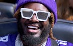 T-Pain, seen at a Vikings game last fall, will perform after a Twins game on June 15.