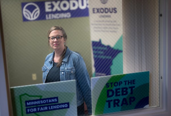 Anne Leland Clark, executive director of Exodus Lending, is among those pushing for a cap on payday loan interest rates in Minnesota.