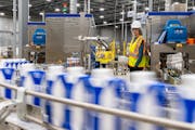 The 330-milliliter production line gets a test run at SunOpta’s new manufacturing plant in Midlothian, Texas, in early 2023.