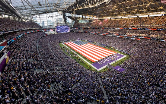 Vikings on NFL schedule for five prime-time games, team's most