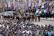 Over 1,000  law enforcement officers from around the U.S. gathered Friday for funeral services for St. Croix County Sheriff’s Deputy Kaitie Leising 