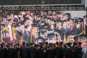 The University of Minnesota Undergraduate Student Conferral Ceremony was held at Huntington Bank Stadium on May 13.
