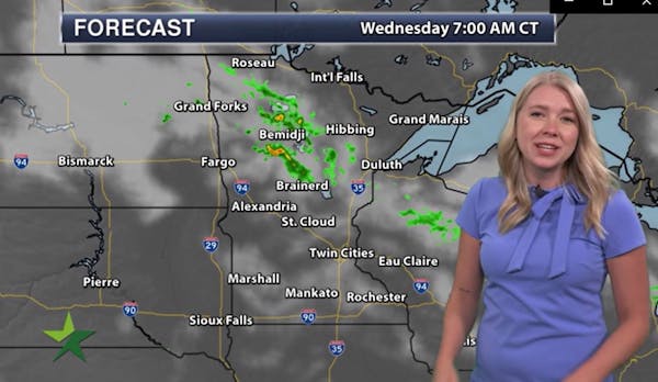 Evening forecast: Low of 58; mostly cloudy, maybe a chance for midweek rain?