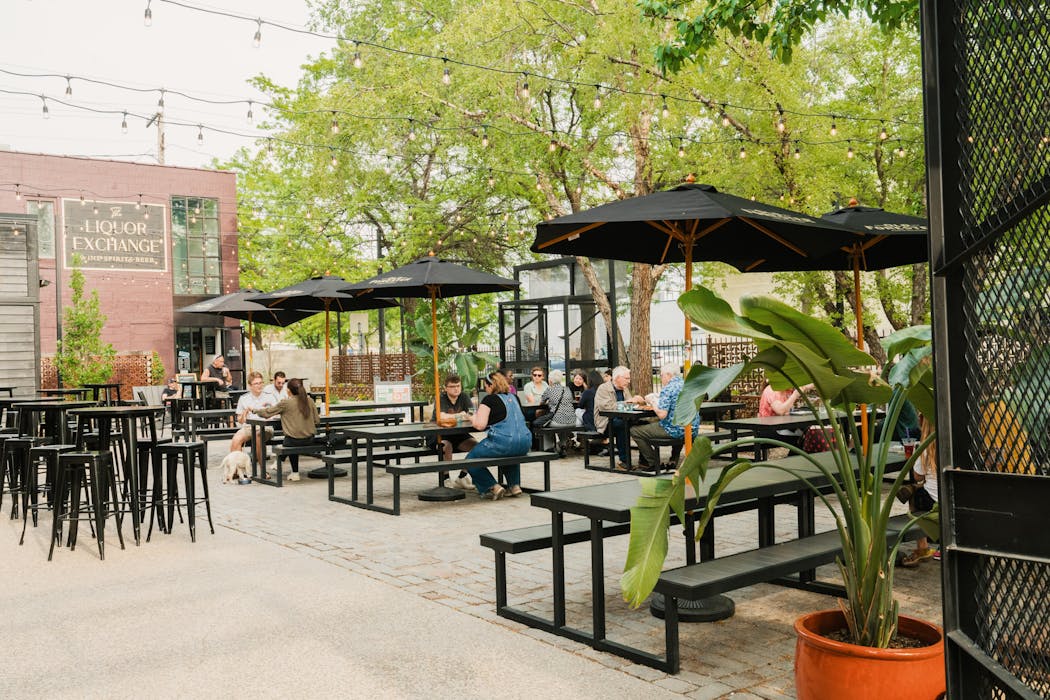Eat Street Crossing is a total crowd pleaser with its wide variety of food and this charming new patio.