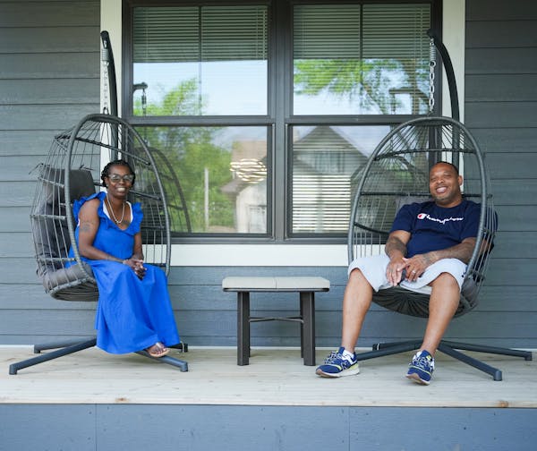 Albert and Sundia Briscoe received about $40,000 in down payment assistance to help buy their Minneapolis house.