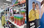 Pride month merchandise is displayed at a Target store on Wednesday in Nashville. Target has pulled some of its products celebrating Pride Month and t