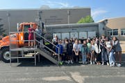 Sixth graders at Osseo Middle School pushed hard for a snowplow to be named Blizzo — a nod to the music superstar Lizzo — during the Minnesota Dep
