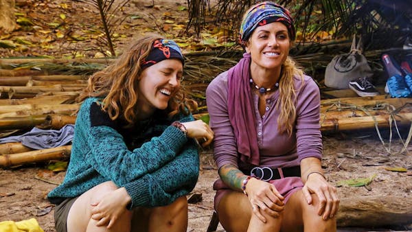 St. Paul native Frannie Marin, left, and Carolyn Wiger of North St. Paul competed in Season 44 of “Survivor.”