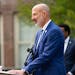 St. Paul Public Schools Superintendent Joe Gothard spoke at a news conference announcing the launch of the new East African Elementary Magnet School o