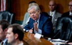 Sen. Lindsey Graham, R-S.C., speaks during a Senate Appropriations hearing on the President’s proposed budget request for fiscal year 2024, on Capit