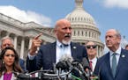 Rep. Chip Roy, R-Texas, a member of the House Rules Committee, joins other lawmakers from the conservative House Freedom Caucus at a news conference t