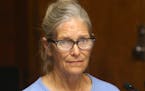 Leslie Van Houten attends her parole hearing at the California Institution for Women Sept. 6, 2017 in Corona, Calif. A California appeals court says C