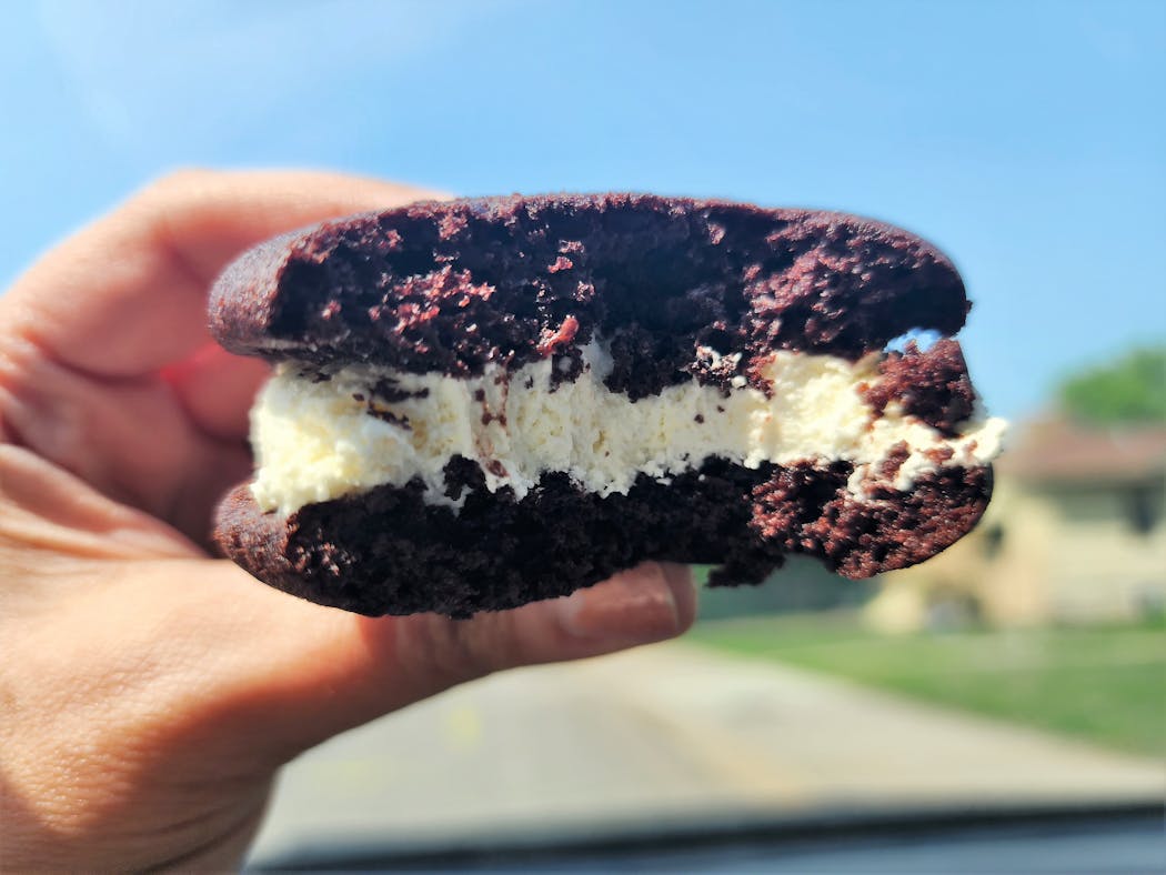Chocolate chip whoopie pie from France 44 Cheese Shop.