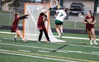 Shelby Hansen (7) leads Park of Cottage Grove’s girls lacrosse team with 54 goals.