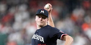 Twins starter Louie Varland threw seven shutout innings against the Astros on Wednesday night.