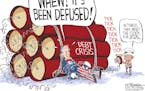 Editorial cartoon: The debt crisis