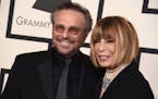 FILE - Barry Mann, left, and Cynthia Weil arrive at the 57th annual Grammy Awards at the Staples Center on Sunday, Feb. 8, 2015, in Los Angeles. Weil,