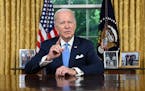 President Joe Biden celebrated a ‘’crisis averted” in his first speech to the nation from the Oval Office Friday evening.