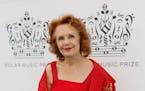 Composer Kaija Saariaho was named Polar Music Prize laureate composer in Stockholm on Aug. 27, 2013. 