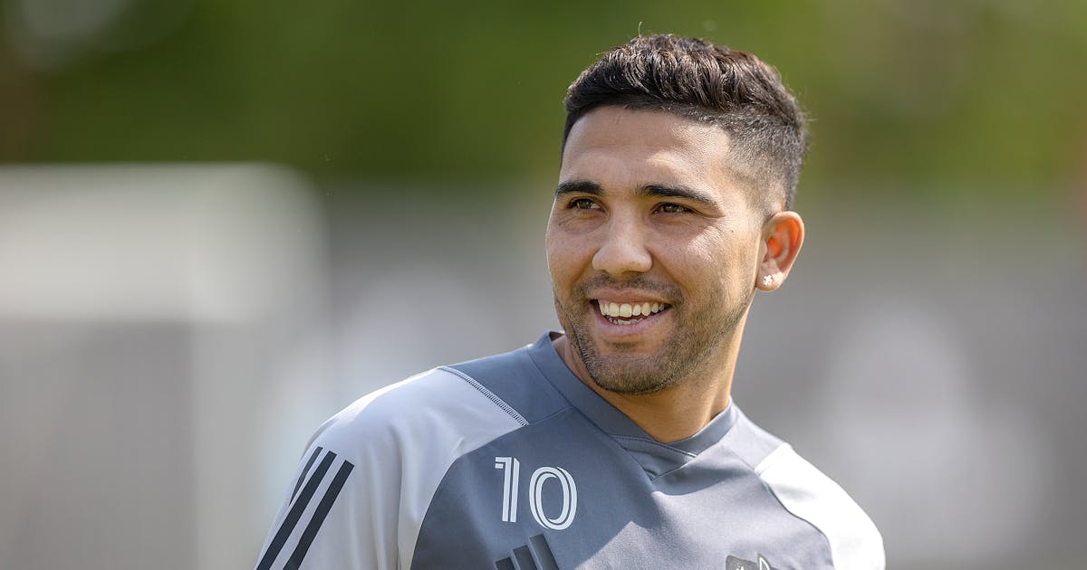 Emanuel Reynoso on Minnesota United roster for Saturday night; available off the bench
