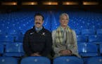 Jason Sudeikis and Hannah Waddingham in “Ted Lasso.”