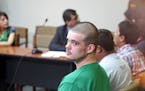Dutch national Joran Van der Sloot is pictured during a hearing at the Lurigancho prison in Lima, Peru on Jan. 13, 2012. 