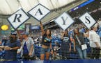 Tampa Bay Rays fans looks on during Opening Day against the Detroit Tigers at Tropicana Field on March 30, 2023, in St. Petersburg, Florida. (Mike Ehr