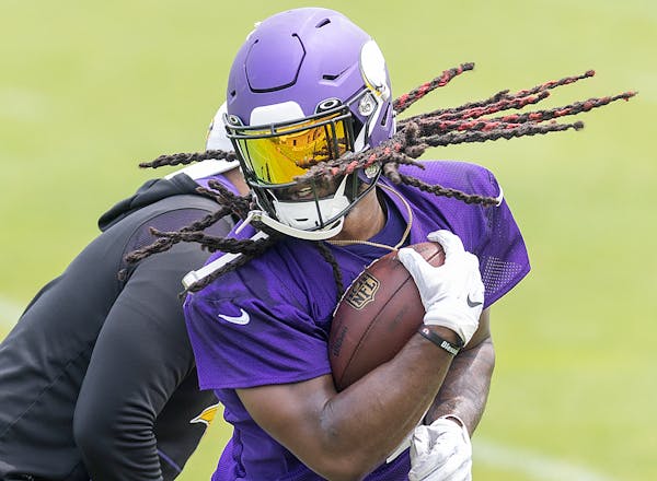 Vikings running back Alexander Mattison signed a new contract this offseason loaded with workload incentives. 