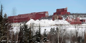 The closed LTV Steel taconite plant sat idle near Hoyt Lakes, Minn., in 2016. The U.S. Army Corps of Engineers said Tuesday that it has revoked a cruc