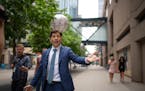 Minneapolis Mayor Jacob Frey led local journalists on a tour of a stretch of Nicollet Mall on Tuesday. His task force recommended looser liquor laws o