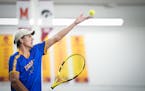 Wayzata’s Collin Beduhn, ranked No. 1 in Class 2A, served Wednesday, when he led his team to the state title. A day later he was upset in the single