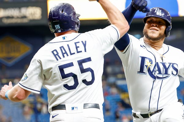 Harold Ramirez’s fourth-inning homer also drove in fellow Ray Luke Raley.