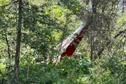Two men died Wednesday morning when the plane they had taken for a test flight crashed in a wooded area outside of Duluth. 