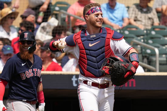Twins catcher Ryan Jeffers made like a pitcher to improve as a catcher.  What did he do?