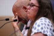 Walter Hooper Jr. became emotional as he asked for a pardon during a Board of Pardons meeting Wednesday.