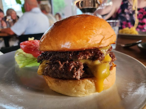 The cheeseburger at Layline in Excelsior is a nod to nostalgia.