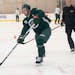 Brock Faber, who starred for the Gophers, is bidding for a top four role in the Wild’s defensive mix.