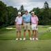 Brothers Mick, Carson and Patrick Herron played in the state amateur Monday at Minneapolis Golf Club.