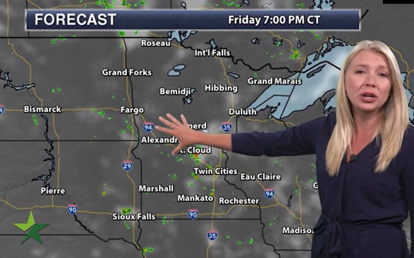 Evening forecast: Low of 63 and skies clearing off