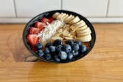 Vegan and gluten-free smoothie bowls are a bright way to start a hot summer day.