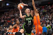 Lynx rookie Dorka Juhász has been seeing a lot of playing time but had to sit out Friday’s game because of a hamstring injury.